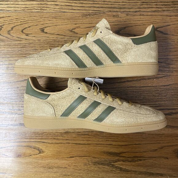 Mens adidas HANDBALL SPEZIAL Golden Beige Tan Olive Casual Shoe Size 11.5 13 14 main image 6